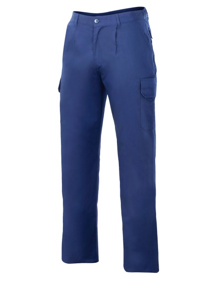 PANTALON MULTIBOLSILLO  ACOLCHADO. AZUL MARINO TALLA S-3XL